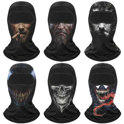 Sunscreen Balaclava Icethread Full Face Scarf Mask Tactical Military Motorcycle Wind Face Cover Cap Bicycle Cycling Headgear Men