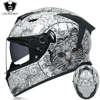 Motorcycle Helmets Engine Full Face