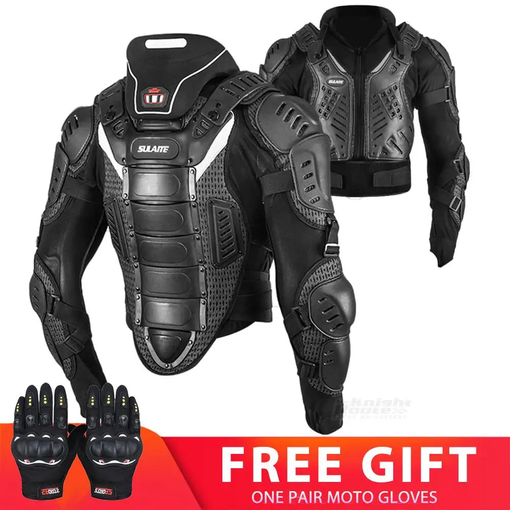 Motorcycle Jacket Men's Biker Jacke Armor CE Protector Motorbike ATV Motocross Protection Jacket Men Moto Riding Protective Gear