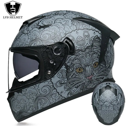 Motorcycle Helmets Engine Full Face