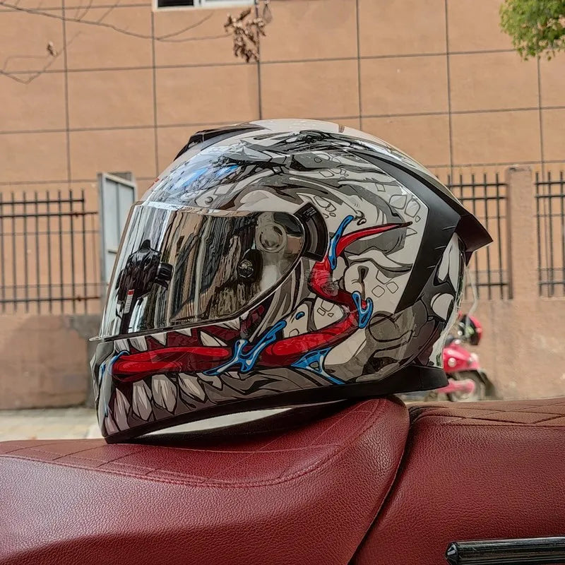 Motorcycle Helmets Engine Full Face