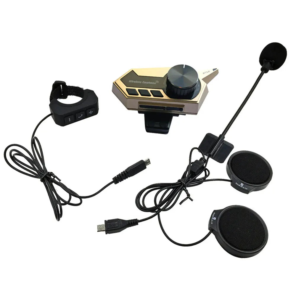 Motorcycle Bluetooth Headset Bilateral Stereo Headset